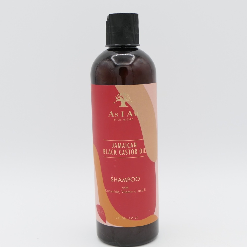 As I Am Jamaican Black Castor Oil Shampoo 12 oz by Dr. Ali Syed w/ Ceramide